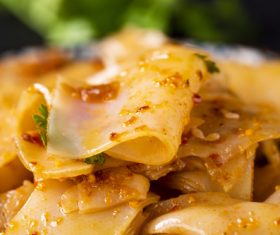 China cuisine steamed cold noodles Stock Photo 08