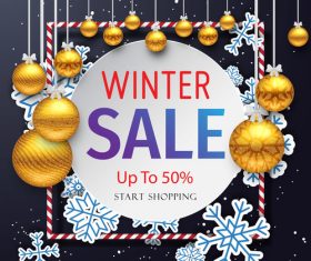 Christmas Sale Master Poster design vector