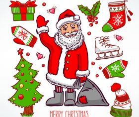 Christmas colorful baubles vectors set 02