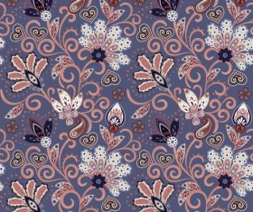 Classic floral decorative pattern seamless vectors 05