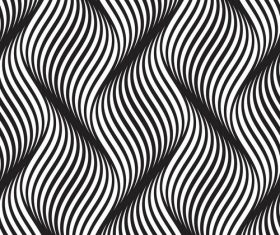 Complicated black abstract pattern vectors 03