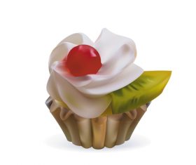 Cupcake illustration design vectors 03
