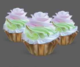 Cupcake illustration design vectors 05