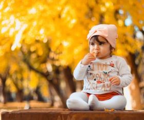 Cute little baby Stock Photo