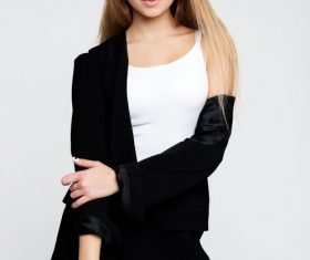 Decent girl Stock Photo