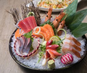 Delicious seafood platter Stock Photo 01