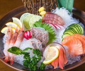 Delicious seafood platter Stock Photo 02