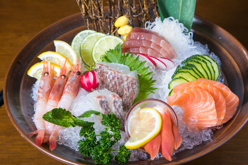 Delicious seafood platter Stock Photo 02