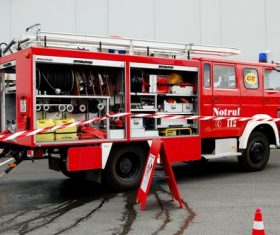 Fire truck Stock Photo 03