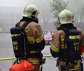 Fireman drill Stock Photo 06