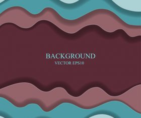 Frame paper layers background design vectors 01