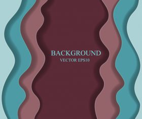 Frame paper layers background design vectors 02