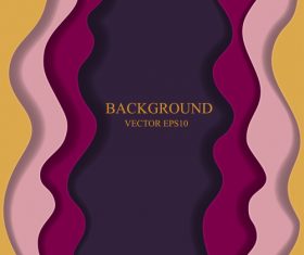 Frame paper layers background design vectors 04