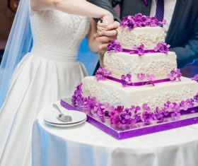 Handmade wedding cake Stock Photo 02