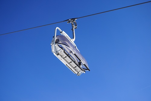 High altitude cable car Stock Photo 07