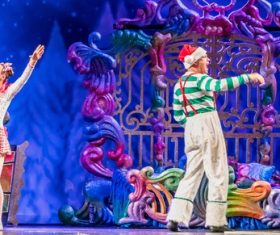 Highly ornamental acrobatic performance Stock Photo 04