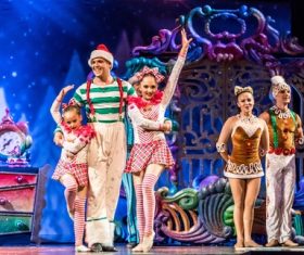 Highly ornamental acrobatic performance Stock Photo 08