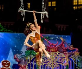 Highly ornamental acrobatic performance Stock Photo 12