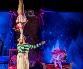 Highly ornamental acrobatic performance Stock Photo 13