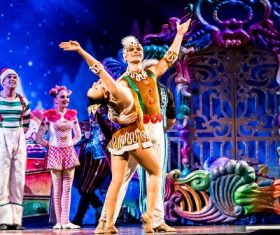 Highly ornamental acrobatic performance Stock Photo 14