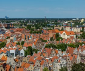 Historical and cultural city Gdansk city scenery Stock Photo 01