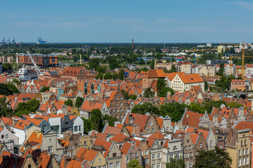 Historical and cultural city Gdansk city scenery Stock Photo 01