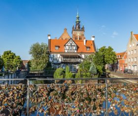 Historical and cultural city Gdansk city scenery Stock Photo 03