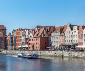 Historical and cultural city Gdansk city scenery Stock Photo 04