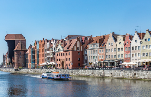 Historical and cultural city Gdansk city scenery Stock Photo 04