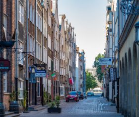 Historical and cultural city Gdansk city scenery Stock Photo 07