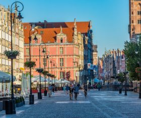 Historical and cultural city Gdansk city scenery Stock Photo 09