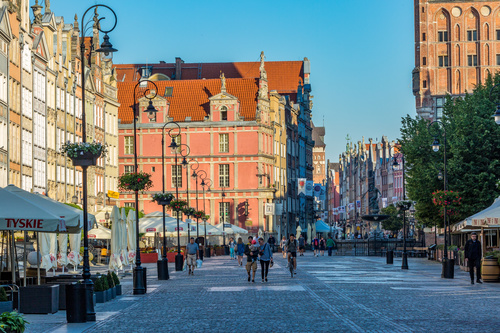 Historical and cultural city Gdansk city scenery Stock Photo 09