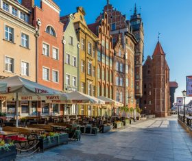 Historical and cultural city Gdansk city scenery Stock Photo 11