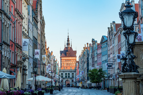 Historical and cultural city Gdansk city scenery Stock Photo 12