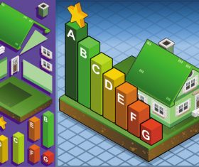 House geothermal 3D model vector 04