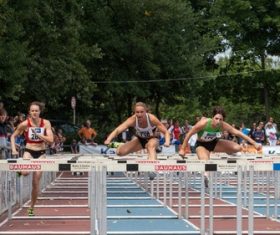 Hurdle race Stock Photo 01