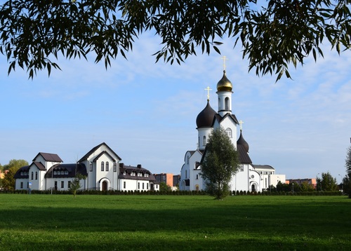 Klaipeda Church Stock Photo