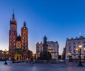 Krakow cityscape Poland Stock Photo 08