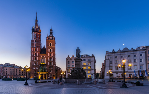 Krakow cityscape Poland Stock Photo 08