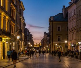 Krakow cityscape Poland Stock Photo 09