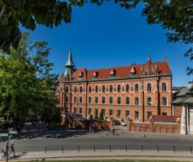Krakow cityscape Poland Stock Photo 12