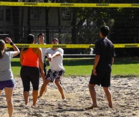 Leisure beach volleyball Stock Photo 02