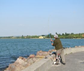 Leisure fishing Stock Photo 06