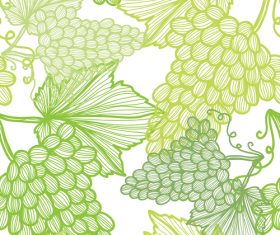 Lines fruit seamless pattern vectors 07