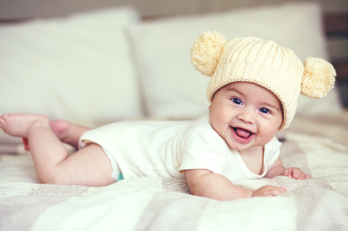 Lively and lovely baby Stock Photo 01