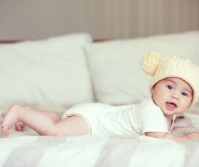 Lively and lovely baby Stock Photo 06