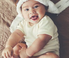 Lively and lovely baby Stock Photo 07