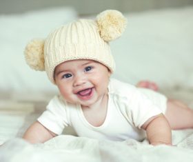 Lively and lovely baby Stock Photo 08