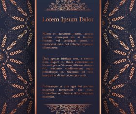 Mandala ornaments with vintage background vector 05