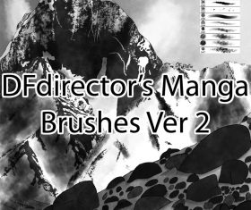 Manga Photoshop Brushes